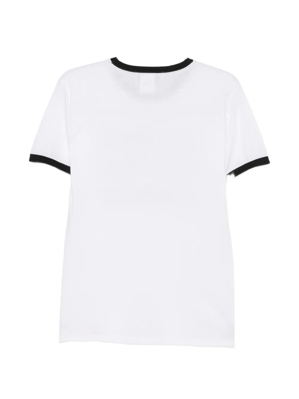 alessandro enriquez Ringer T-shirt met tekst Wit