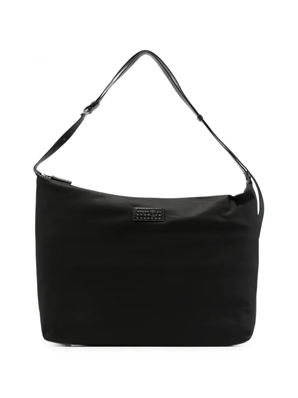 MM6 Maison Margiela logo-patch shoulder bag - Nero