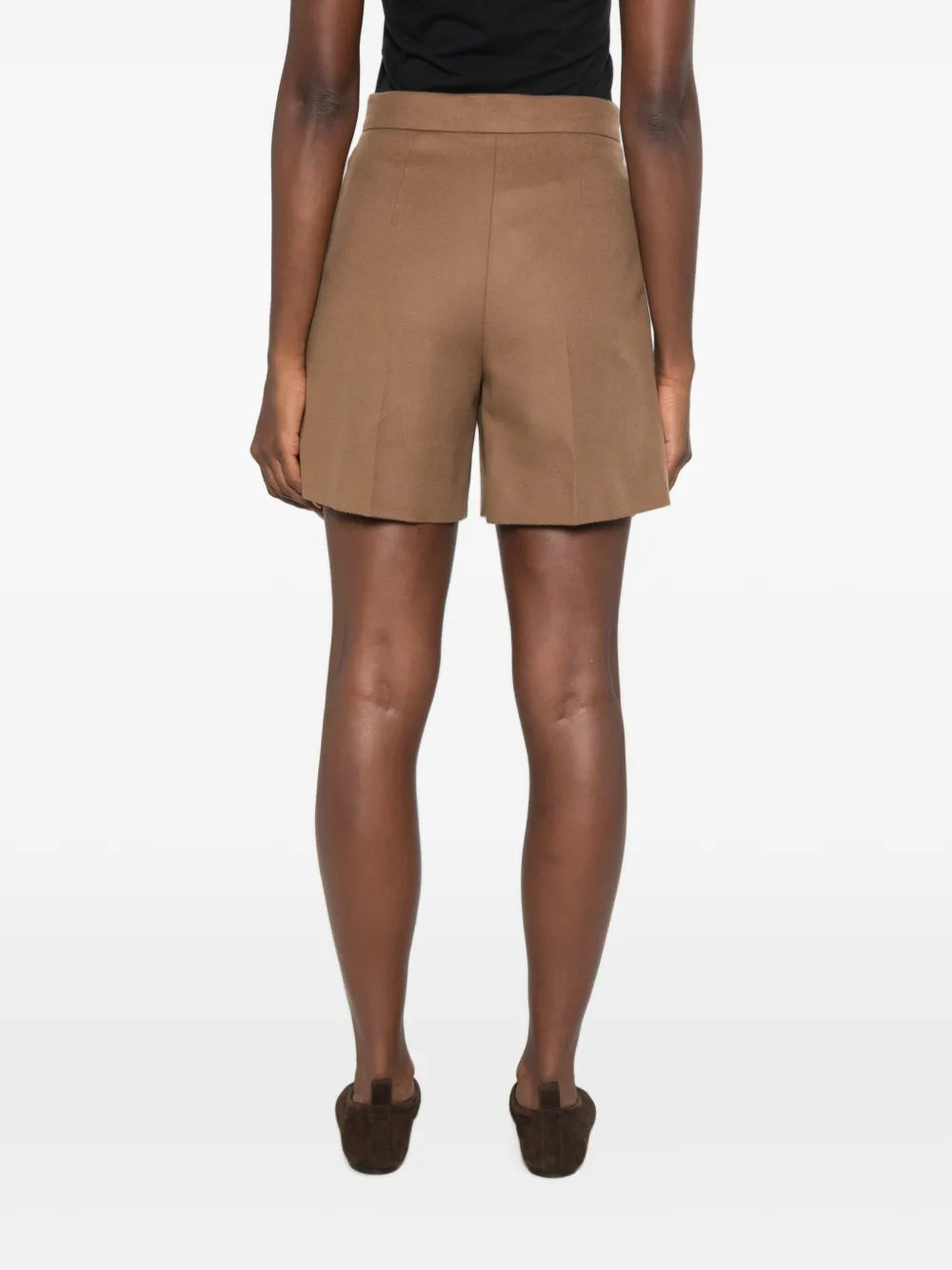 Max Mara Ragazza pleated shorts Beige