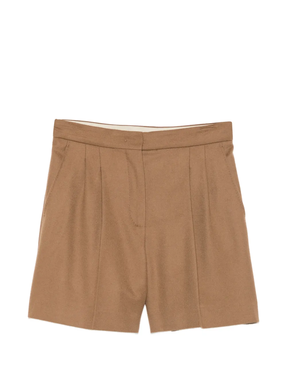 Max Mara Ragazza pleated shorts - Nude