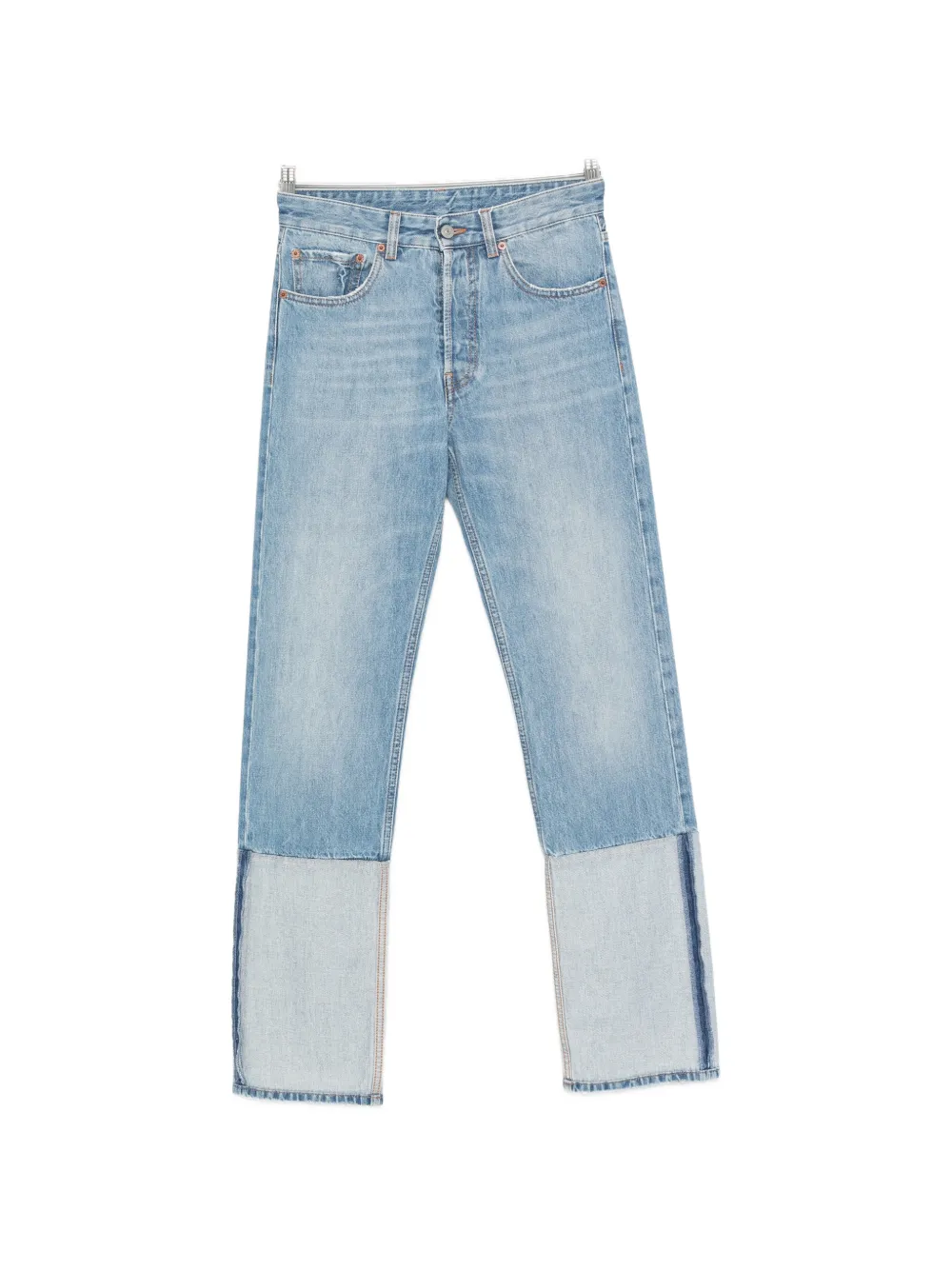 MM6 Maison Margiela patchwork jeans - Blu