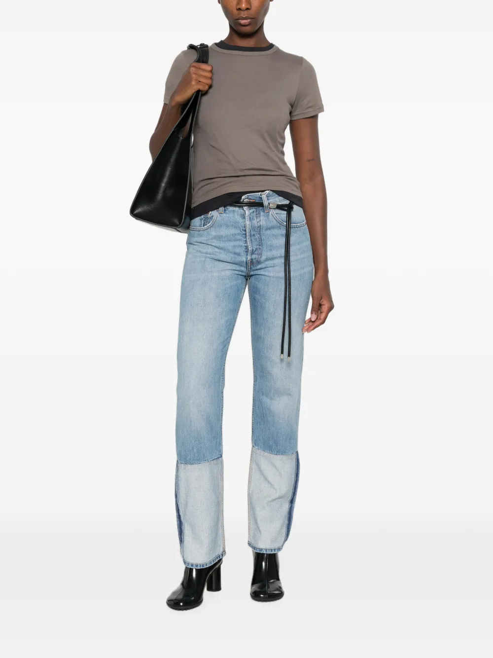 MM6 Maison Margiela Jeans met patchwork Blauw