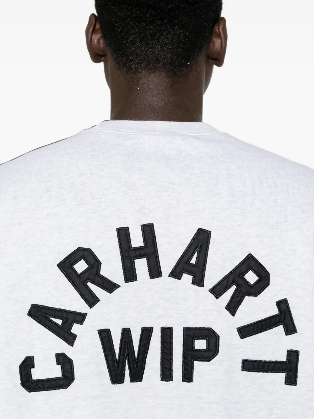 Carhartt WIP Arch Script sweater met borduurwerk Grijs