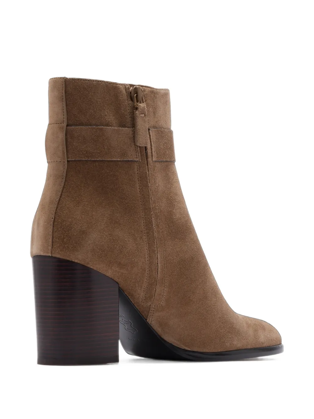 Tory Burch Double T suede boots Bruin