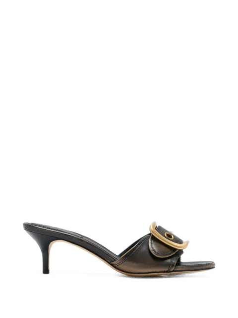 Coach buckle-detail leather sandals