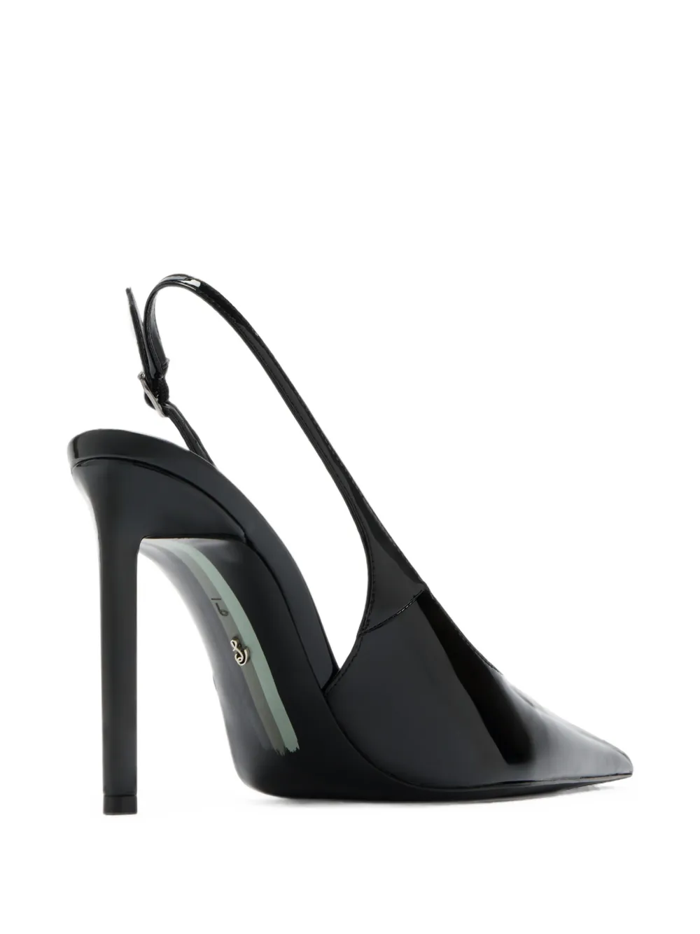 Sam Edelman Tegan patent-finish slingback pumps Zwart