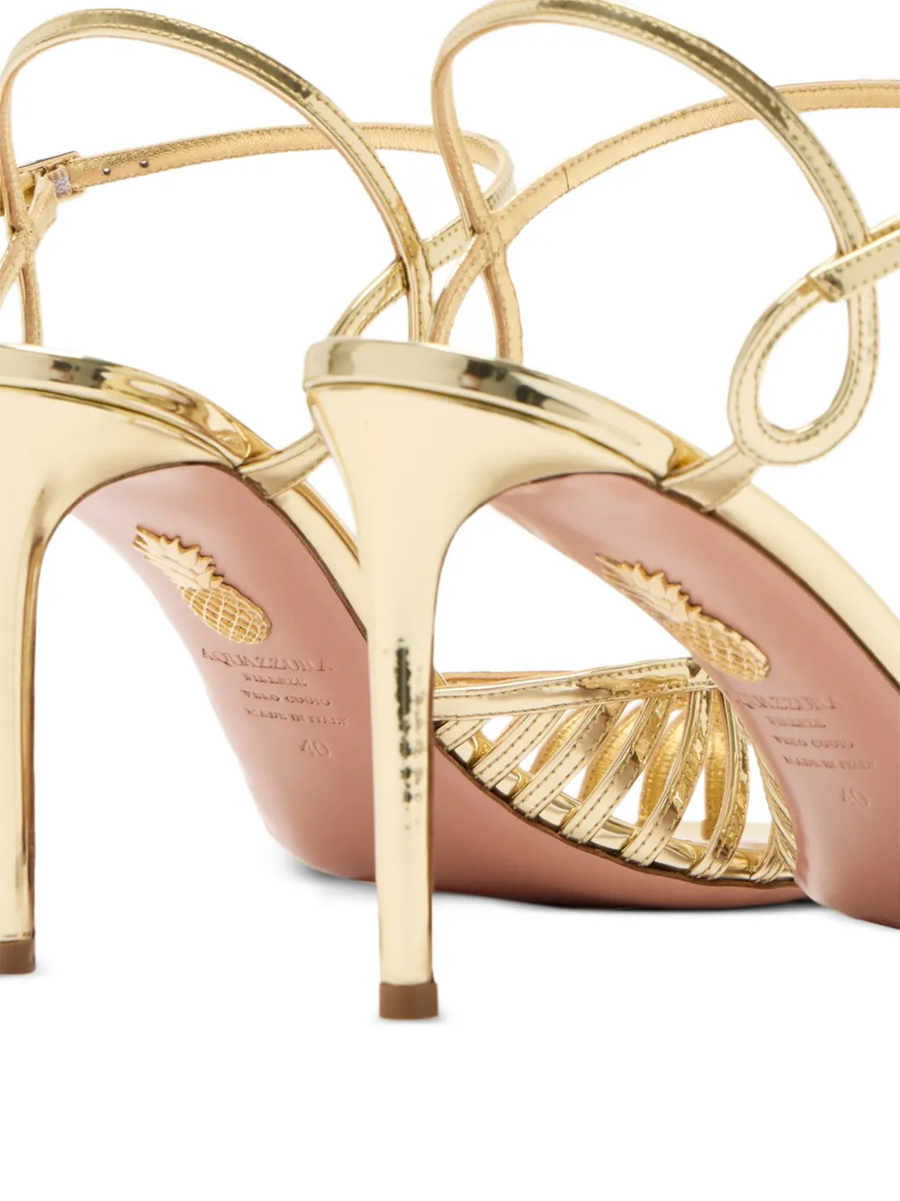 Aquazzura Sweet Surrender pumps 85 Goud
