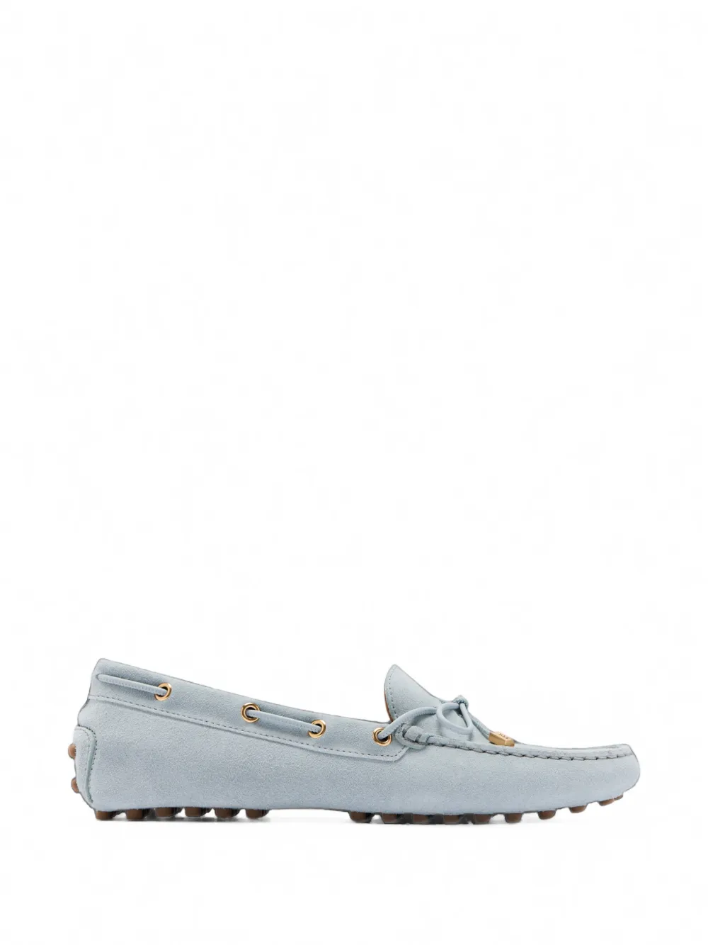 Tod's gommino loafers in suede loafers - Blu