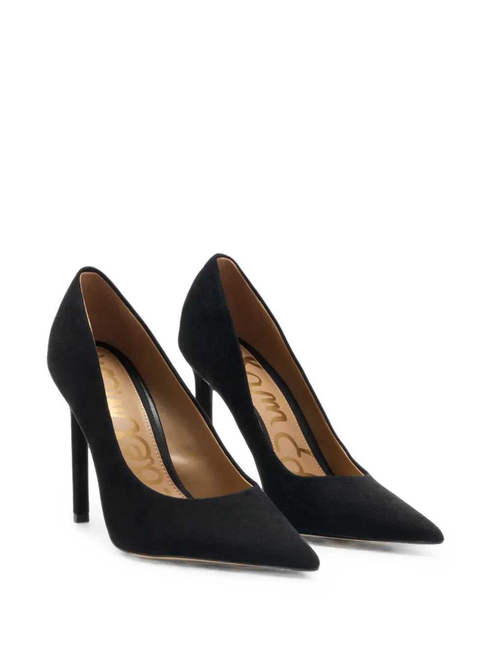 Sam Edelman Talula pointed-toe suede pumps Zwart