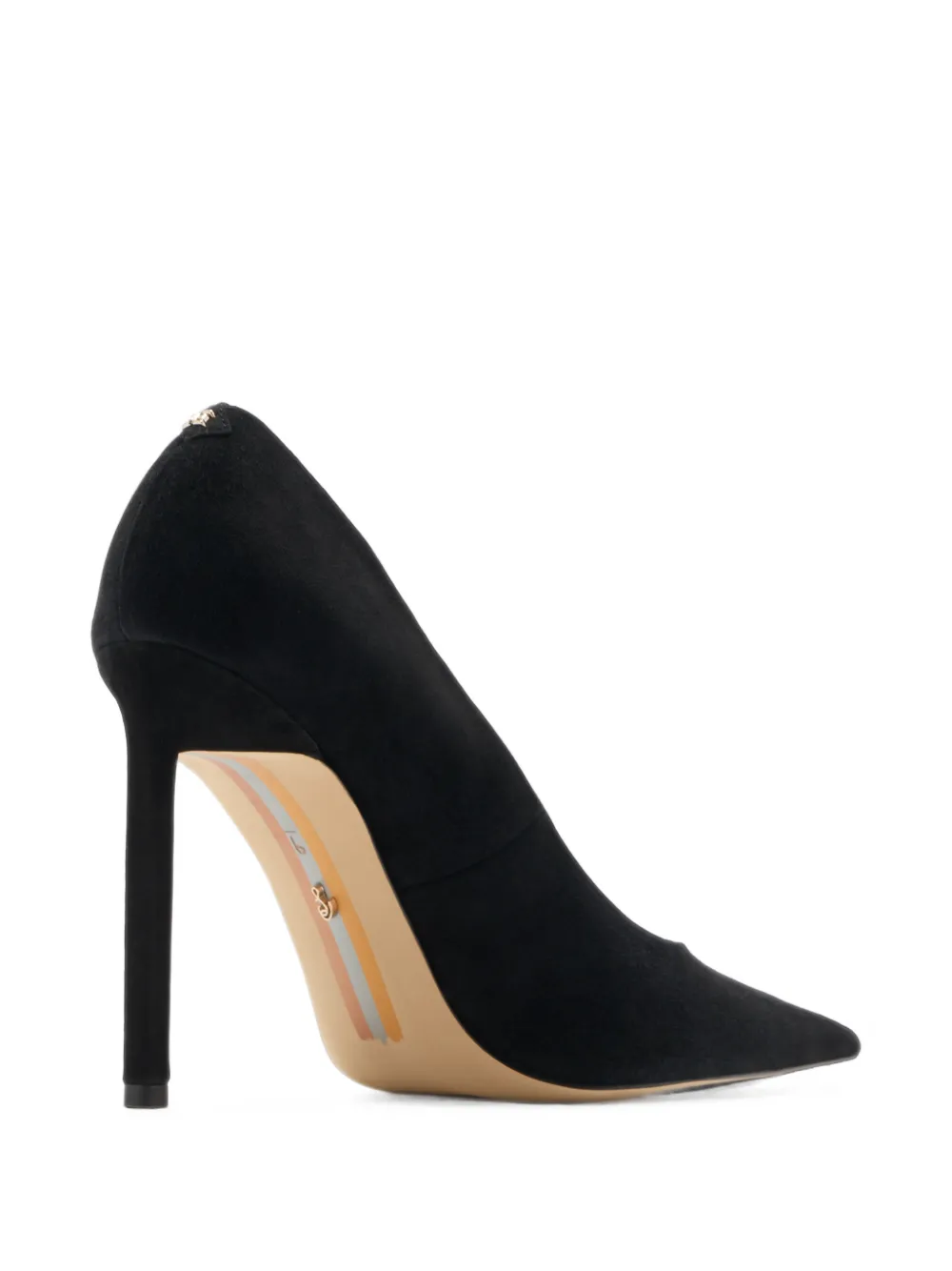 Sam Edelman Talula pointed-toe suede pumps Zwart