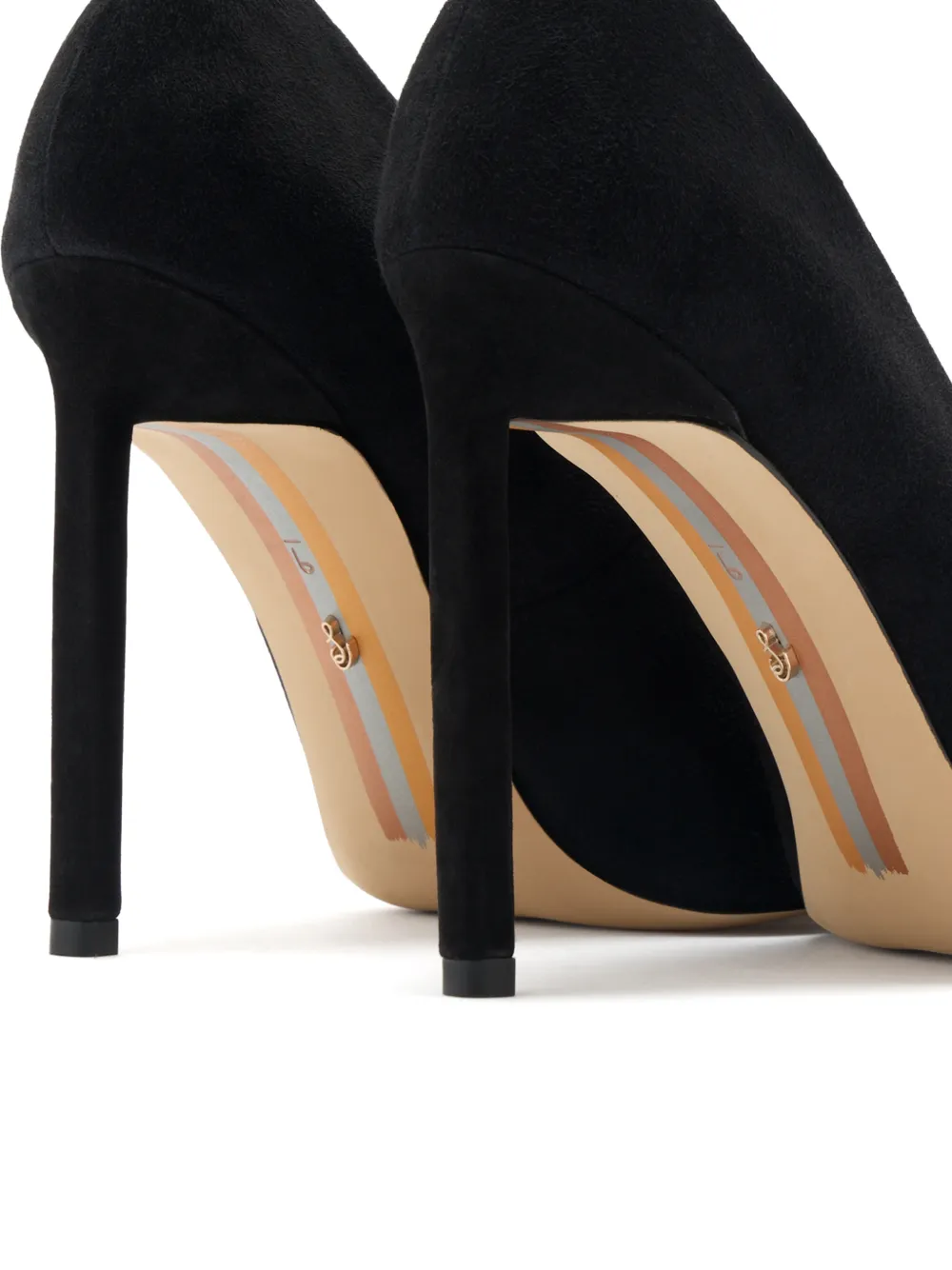 Sam Edelman Talula pointed-toe suede pumps Zwart