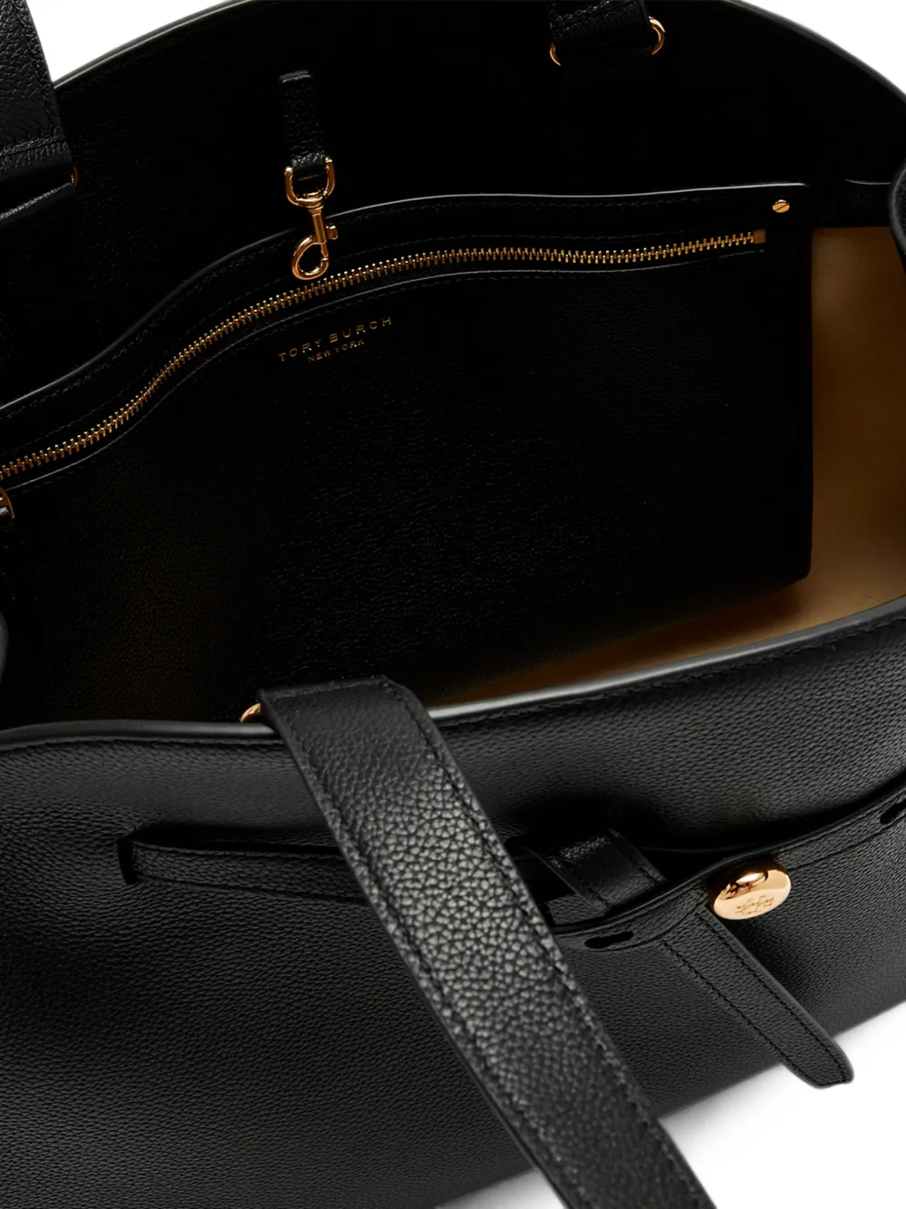 Tory Burch Grote Romy Bauletto tas Zwart