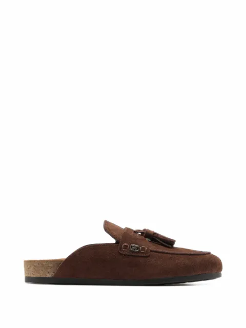 Sam Edelman Astrid tassel-detail suede mules