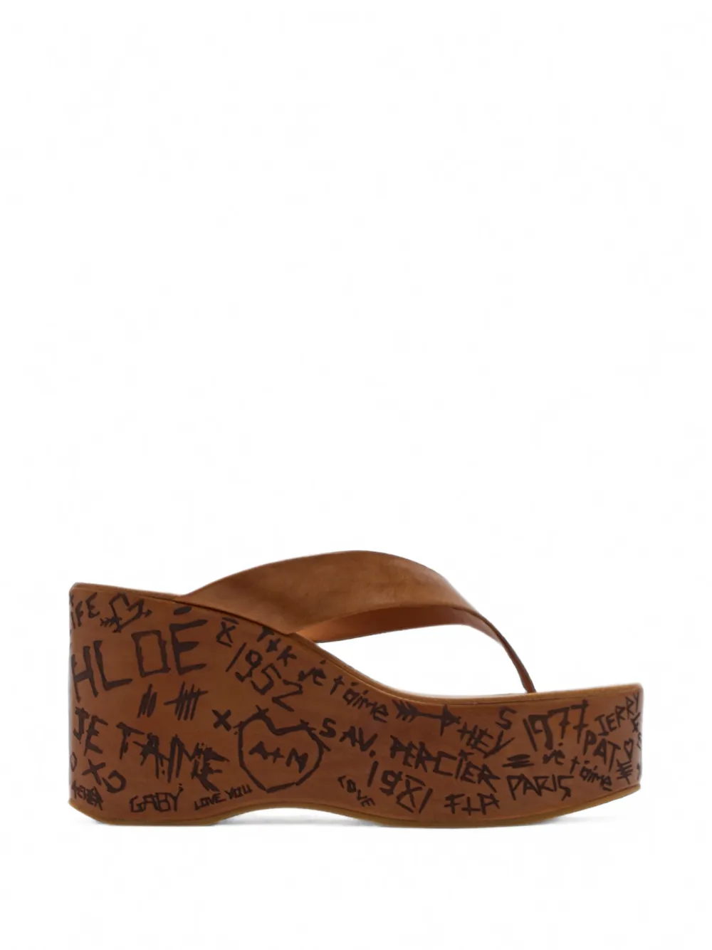 Chloé Maxime wedge slides