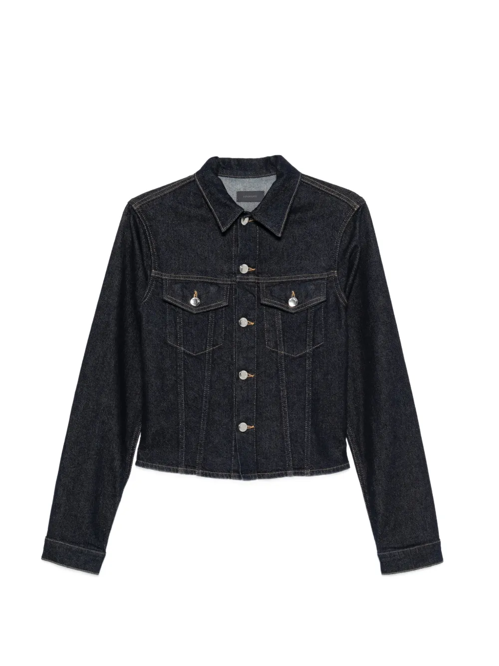 Haikure button-fastening denim jacket - Blu