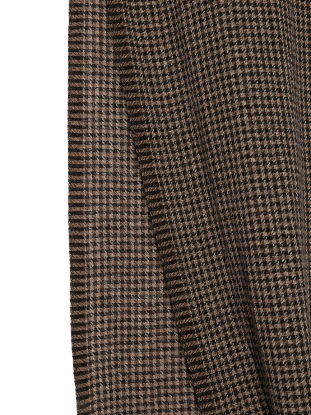 Canali Sjaal met logopatch Bruin