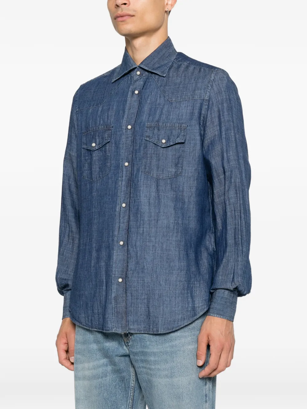 Eleventy Button-down overhemd Blauw