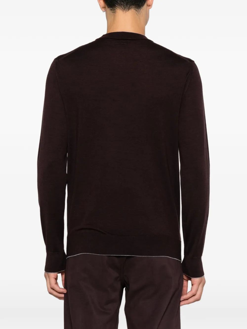 Eleventy Sweater met ronde hals Rood