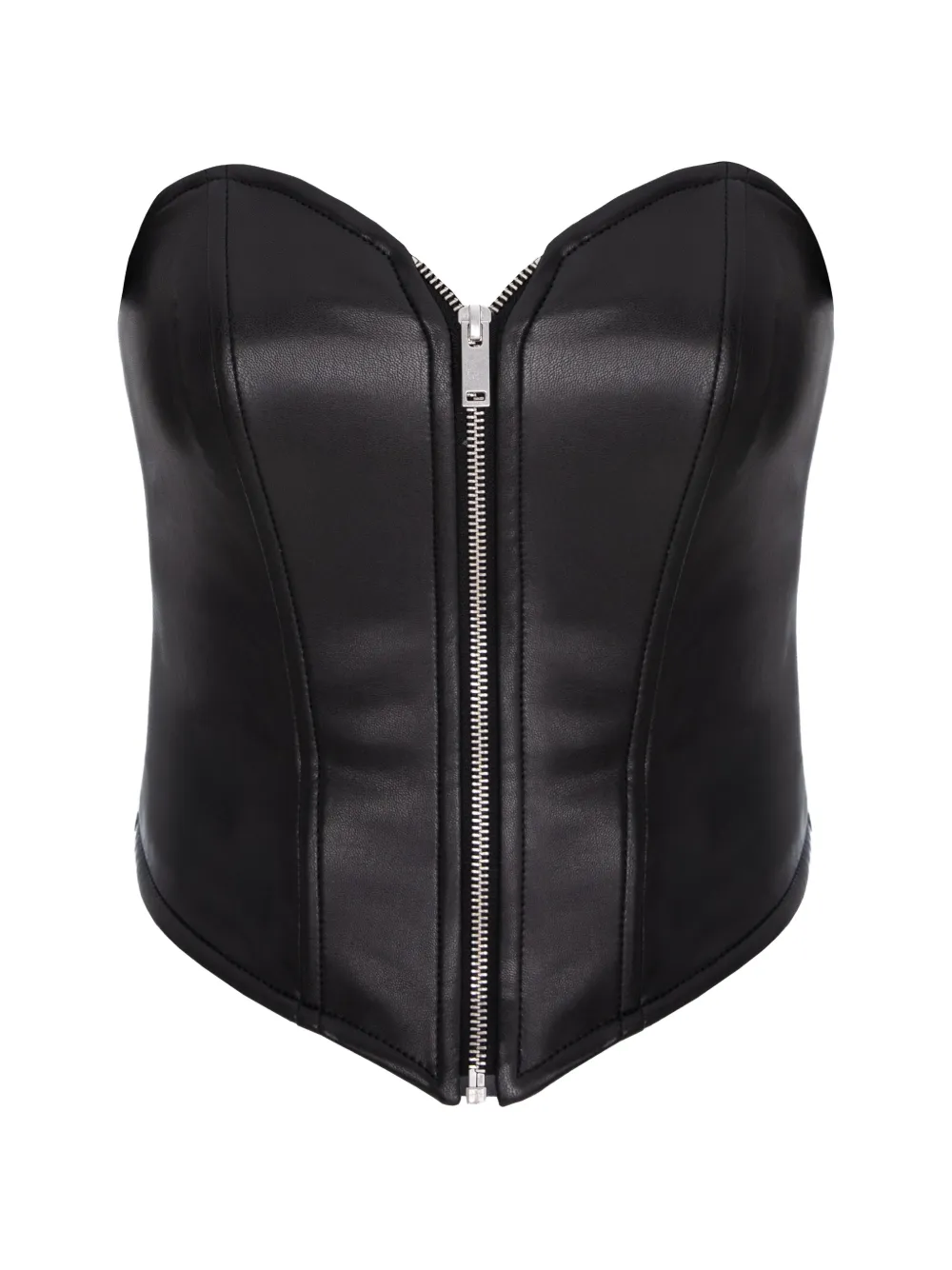 HAMZA Corsetto Maris con zip - Nero