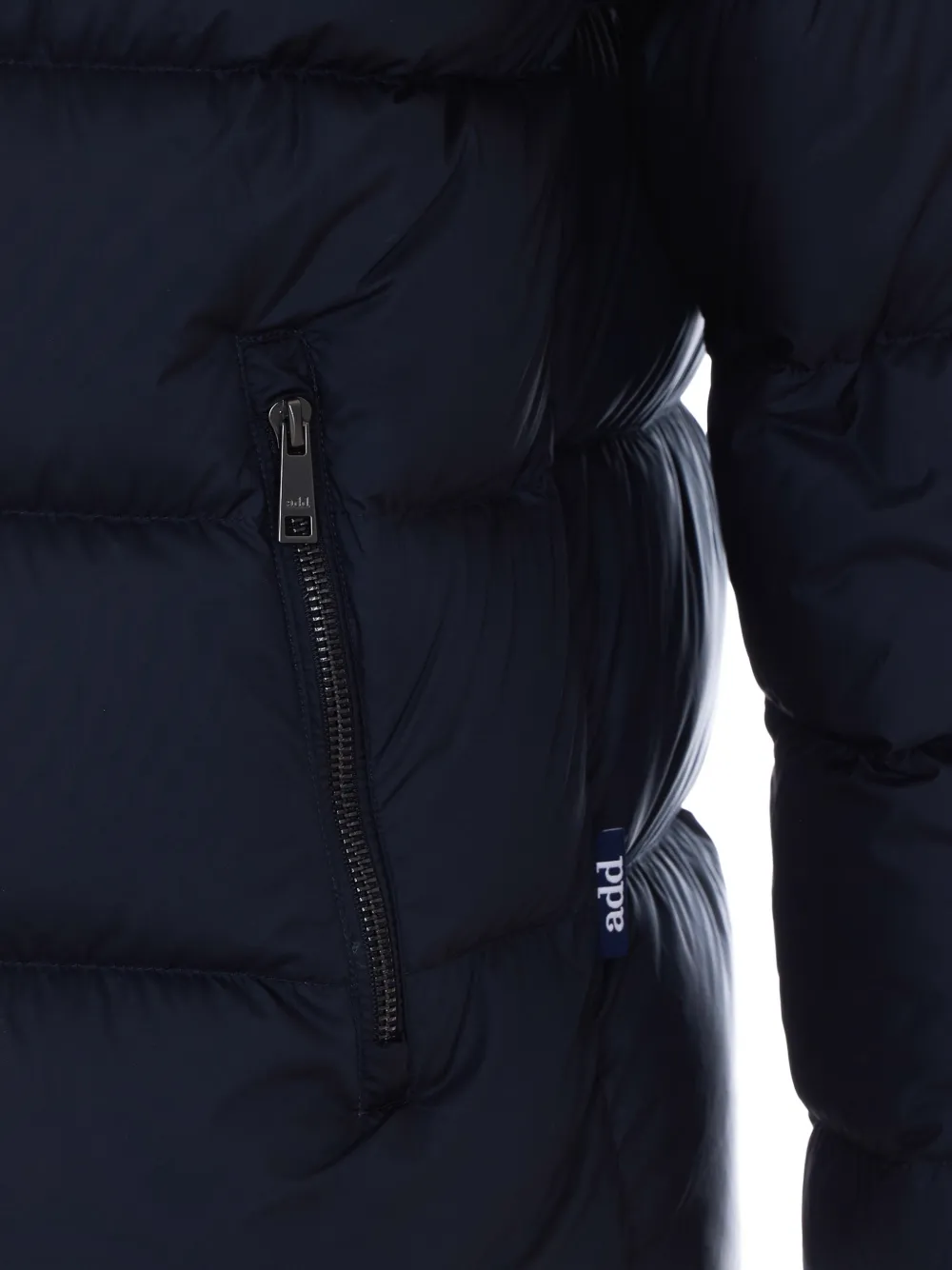 Add Gevoerd jack met capuchon Blauw