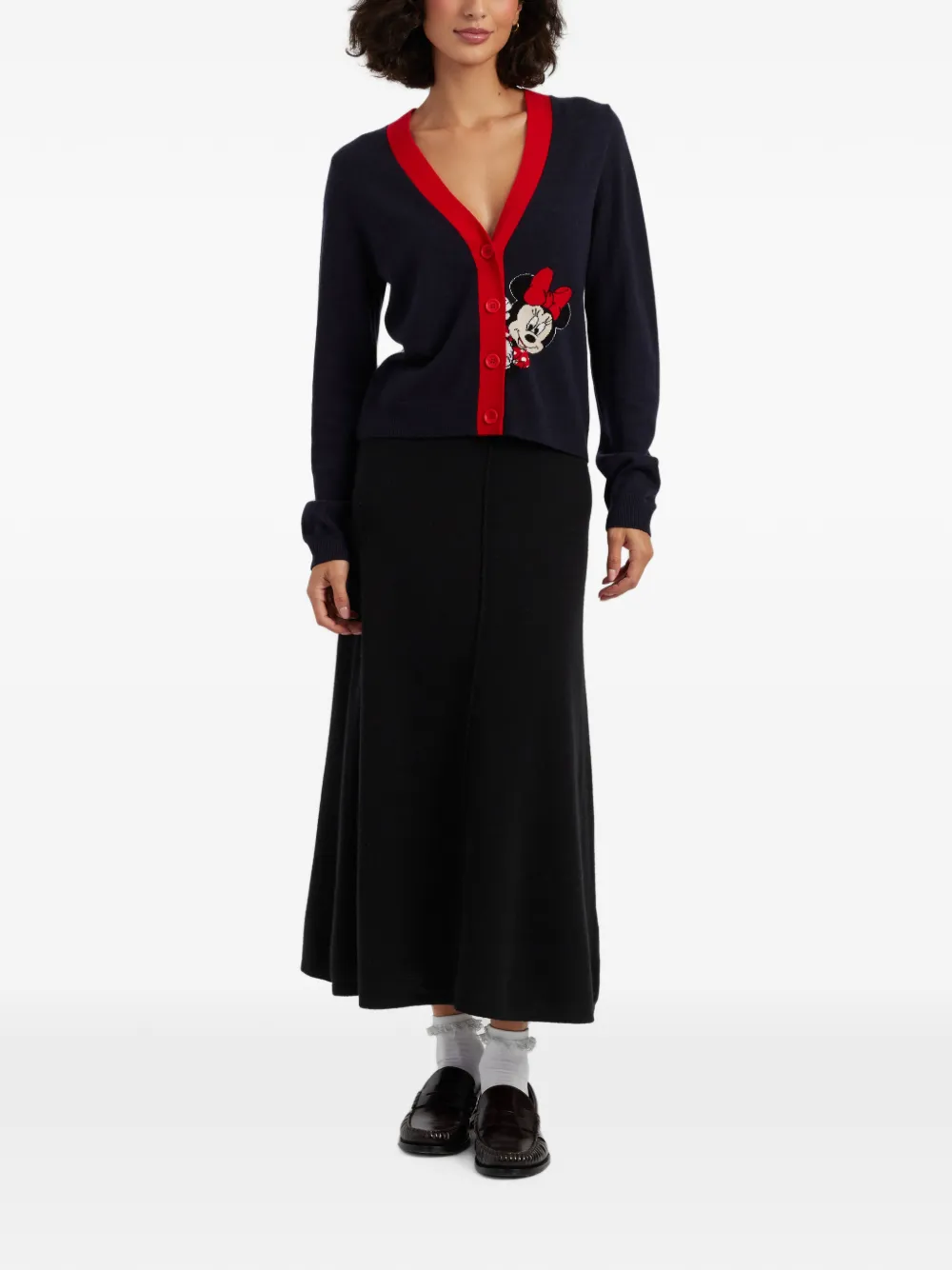 Chinti & Parker Minnie Peek vest met zak Blauw
