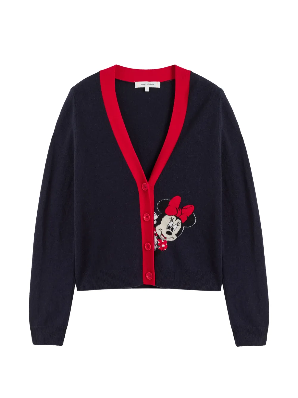 Chinti & Parker Minnie Peek vest met zak Blauw