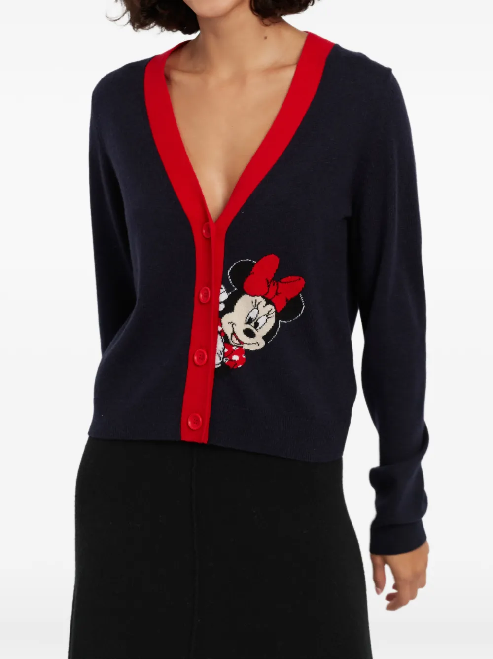 Chinti & Parker Minnie Peek vest met zak Blauw