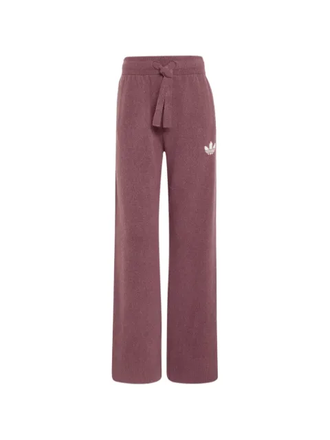 adidas pantalones de punto con logo bordado