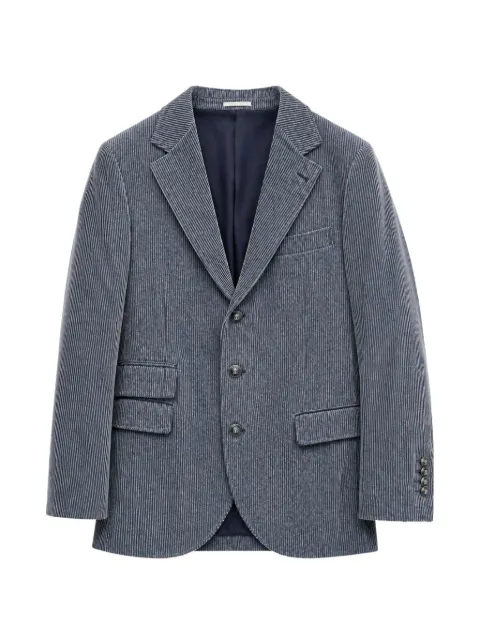 Brunello Cucinelli corduroy single-breasted blazer