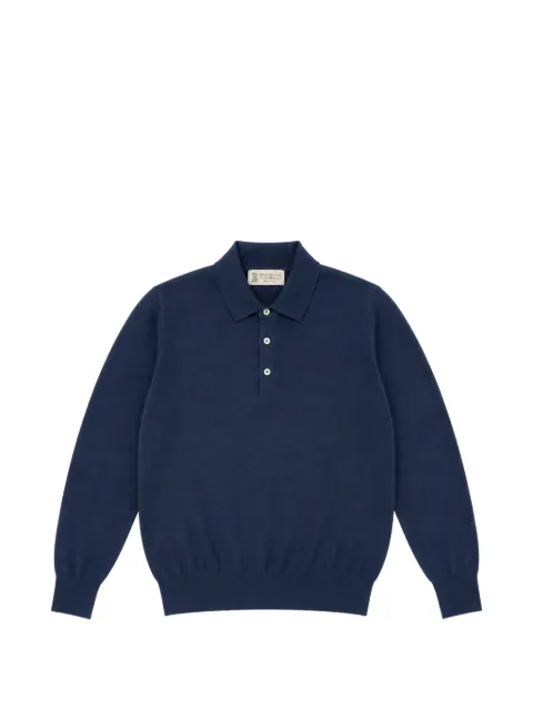 Brunello Cucinelli long-sleeve polo shirt