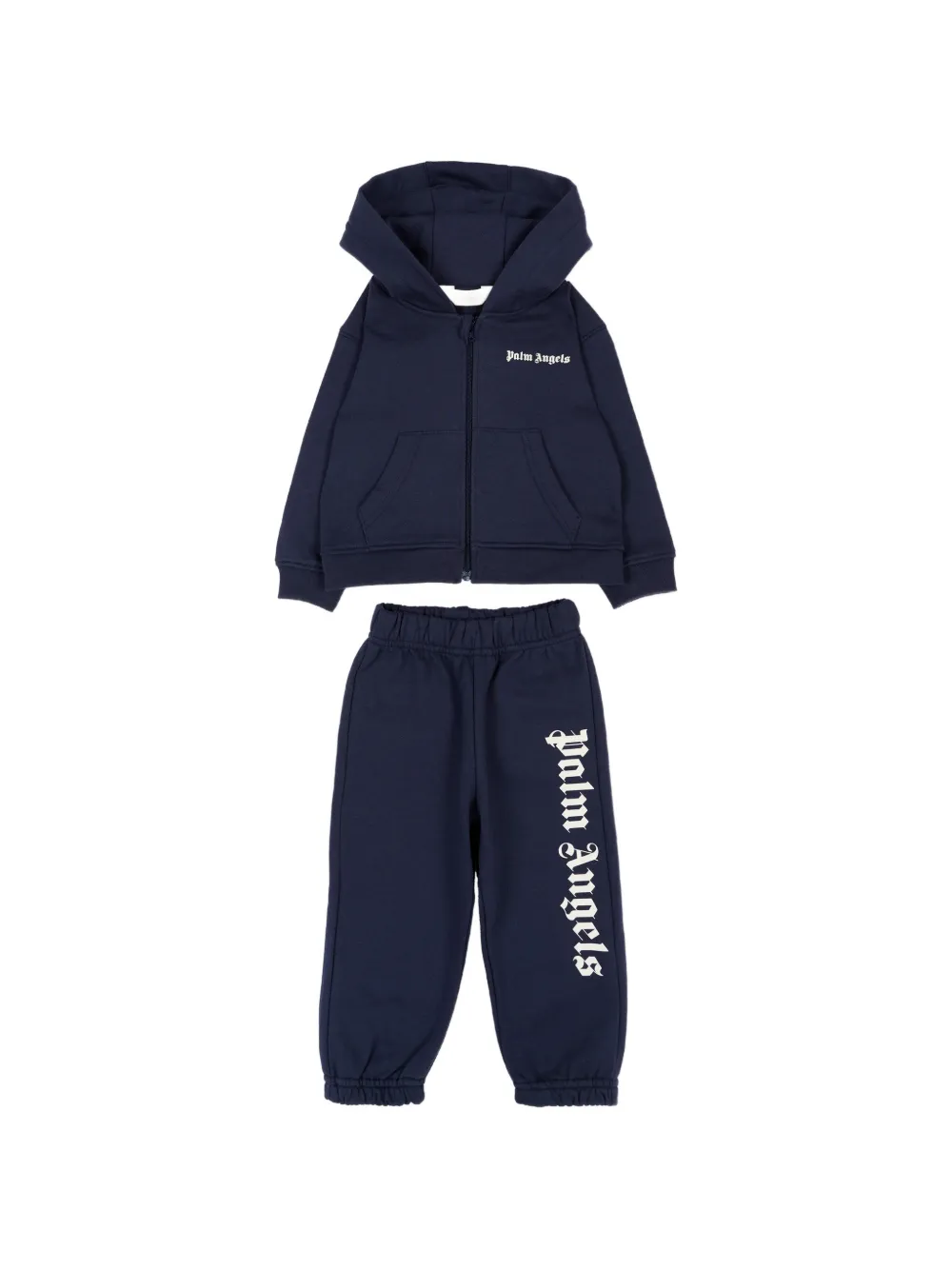 Palm Angels Kids logo-print tracksuit - Blu