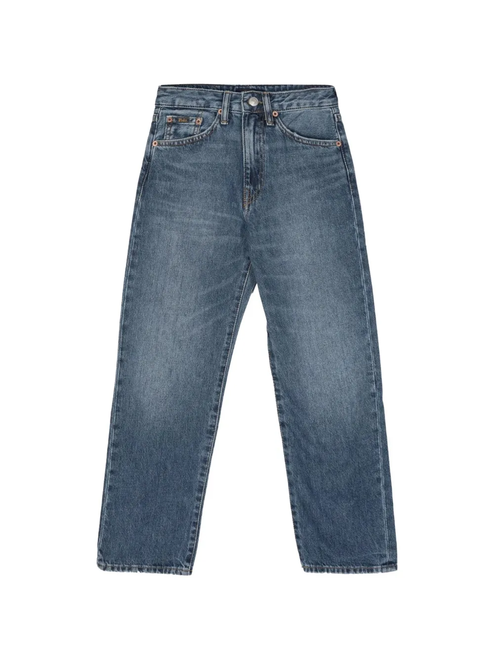 POLO RALPH LAUREN KIDS wide-leg jeans - Blu