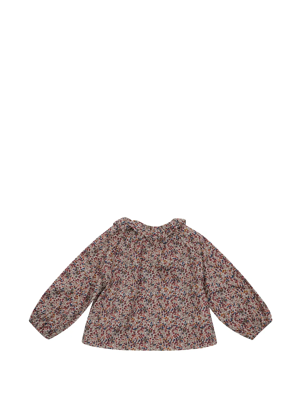 TEDDY & MINOU Shirt met ruches Bruin