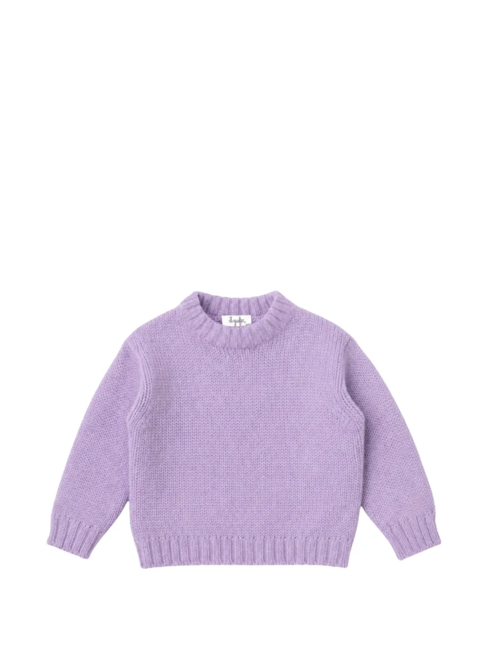 Il Gufo chunky-knit round-neck sweater - Viola