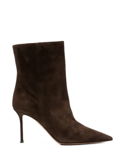 Aquazzura pointed-toe suede boots