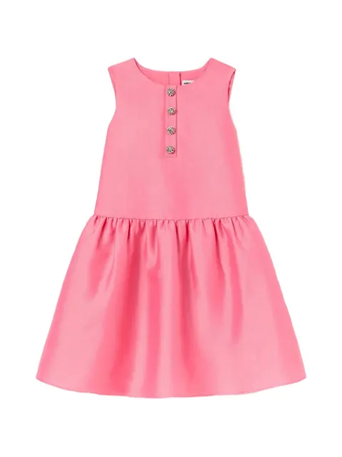 Self-Portrait Kids crystal-embellished sleeveless dress