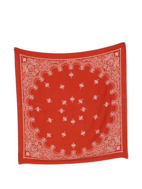 Destin Judy paisley-print scarf