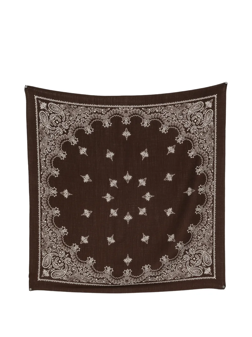 Destin Bandana con stampa paisley - Marrone