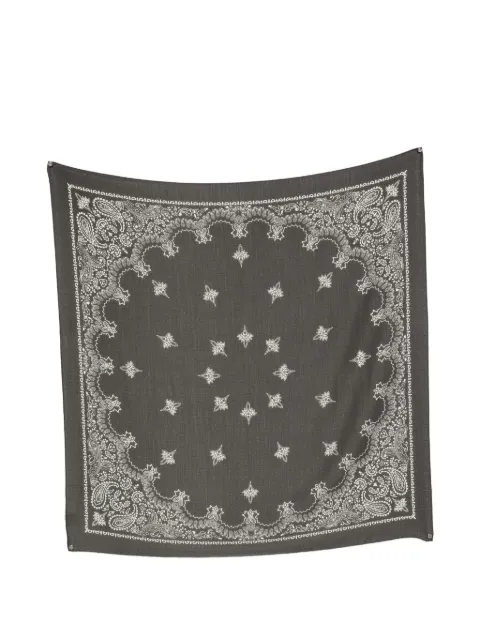 Destin Judy paisley-print scarf