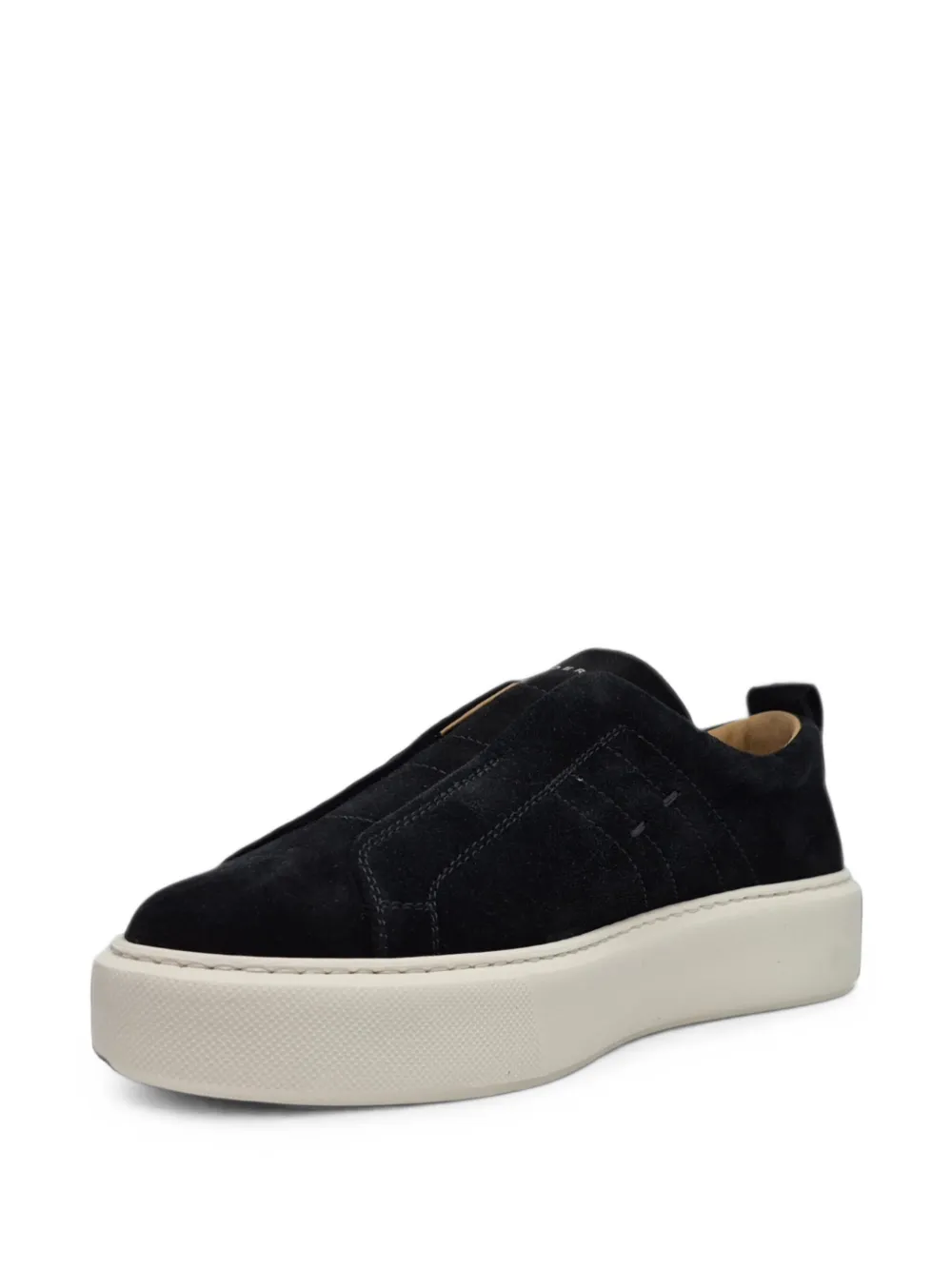 Henderson Baracco slip-on suede sneakers Zwart