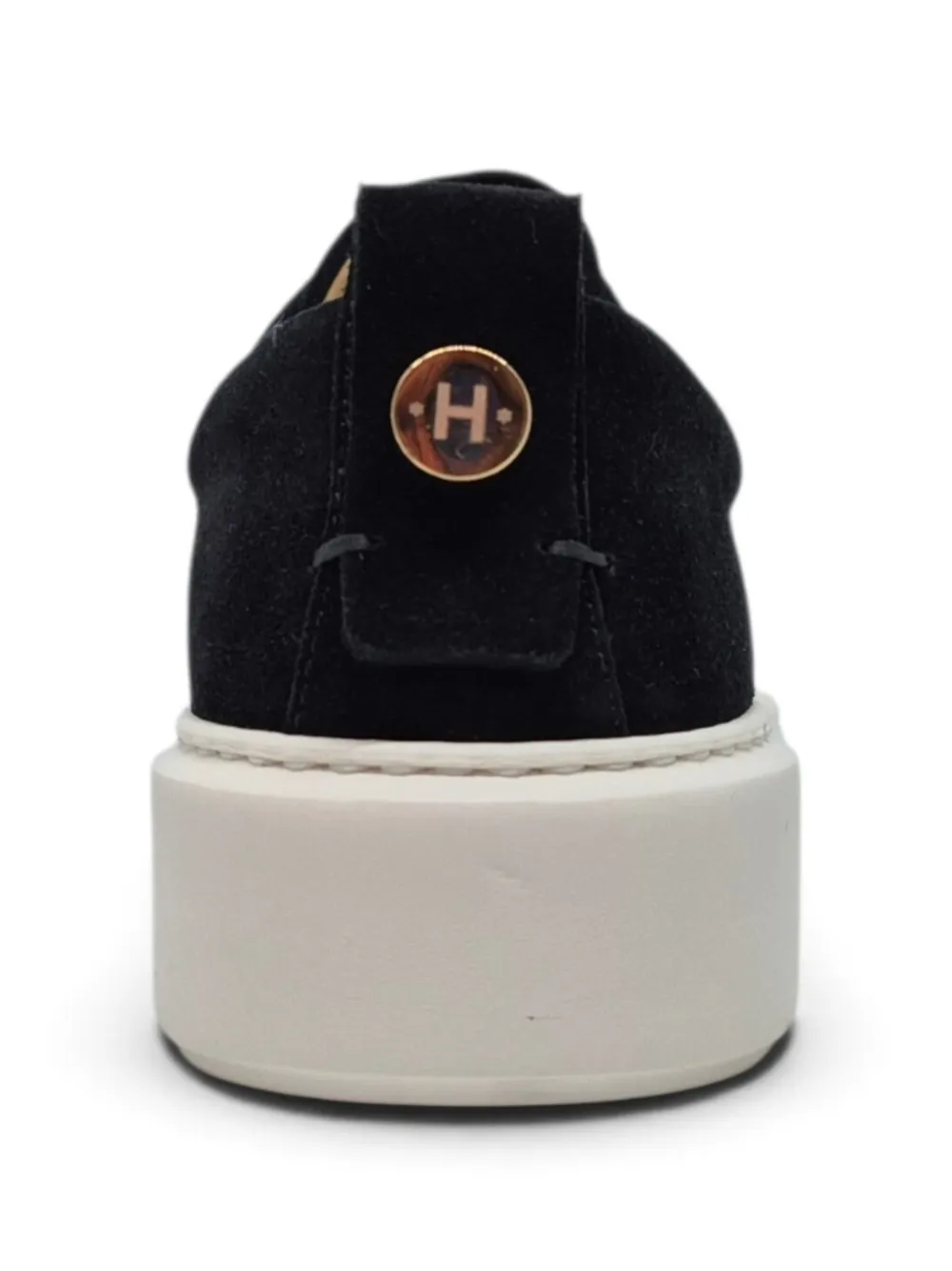 Henderson Baracco slip-on suede sneakers Zwart