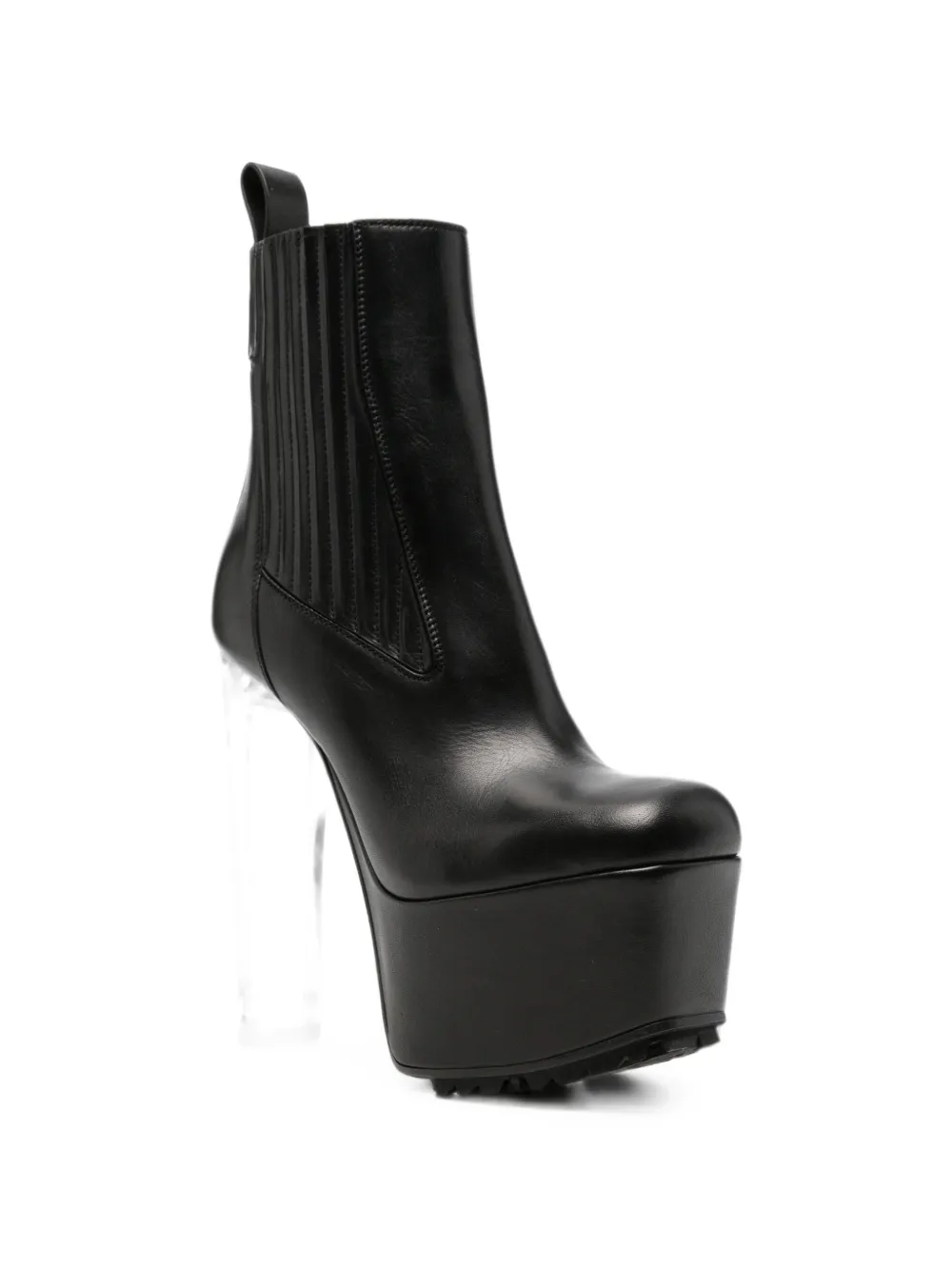 Rick Owens Kiss platform ankle boots Zwart