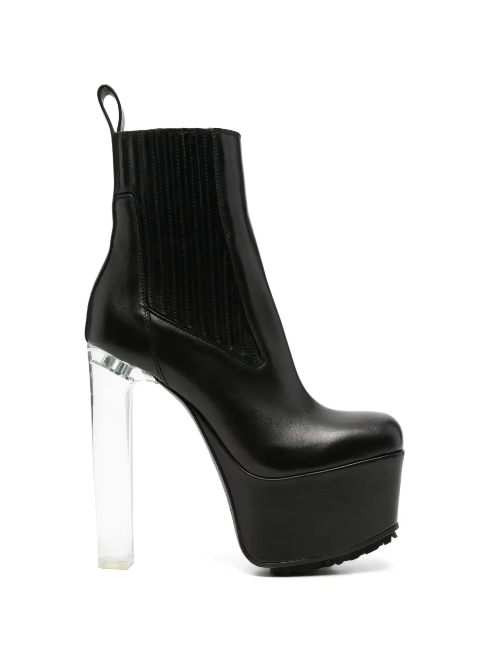 Rick Owens Kiss platform ankle boots Zwart