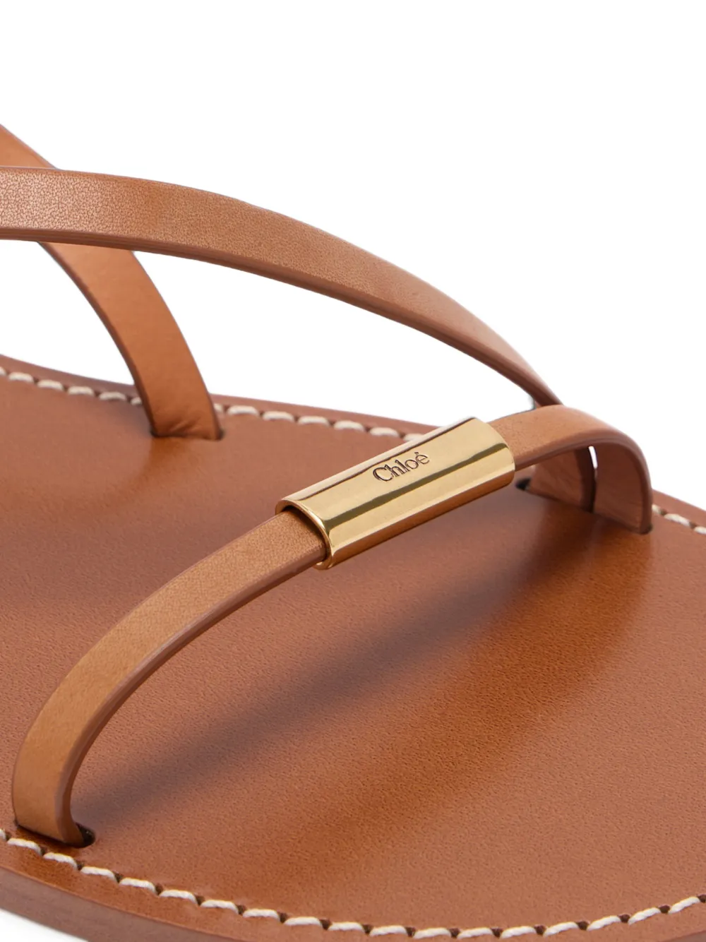 Coach Matilda logo-plaque buckled sandals Bruin