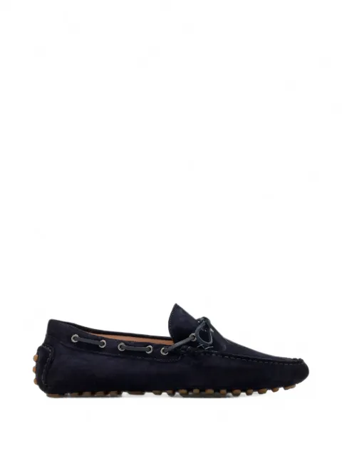 Forsa bow-detail suede loafers