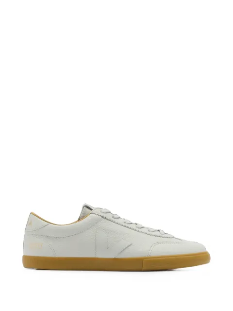 VEJA logo-patch organic leather sneakers