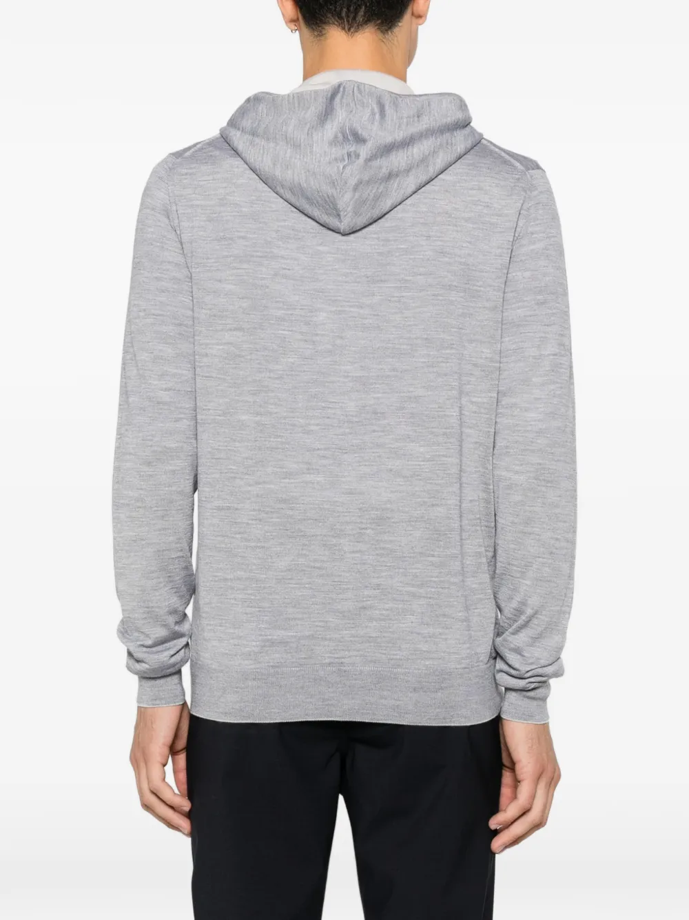 Eleventy Hoodie met rits Grijs