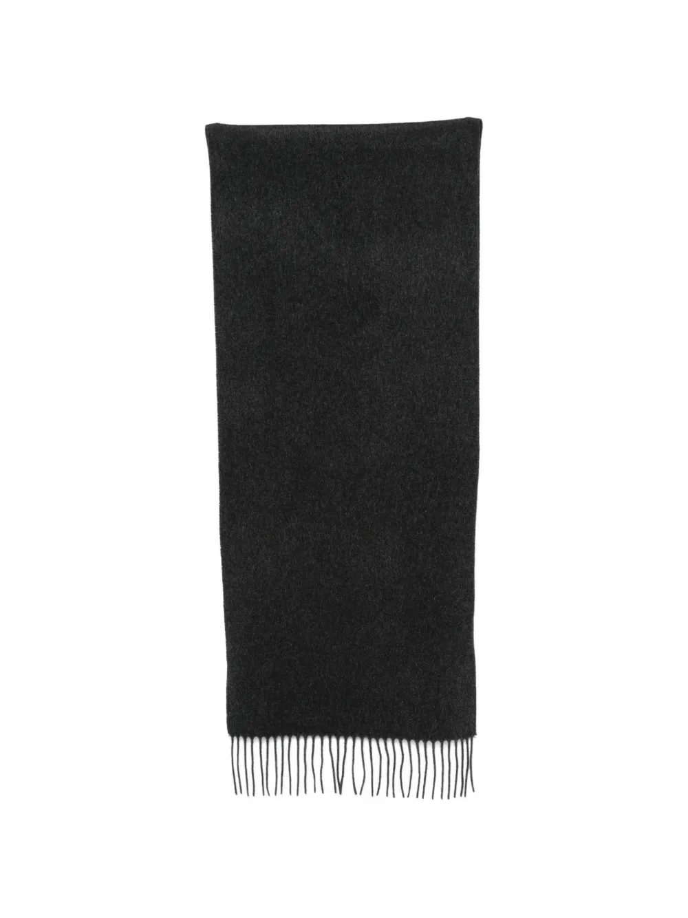 Canali Fringed Scarf In Black