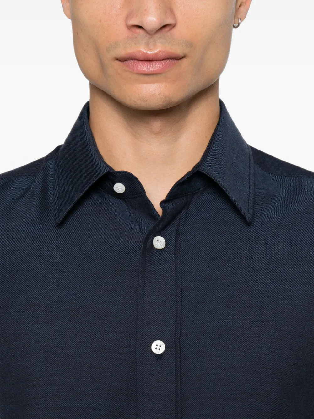 Jacob Cohën Regular-fit overhemd met lange mouwen Blauw