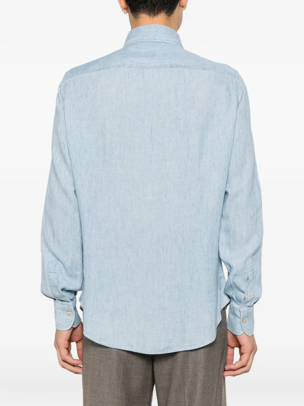 Eleventy Dandy overhemd Blauw